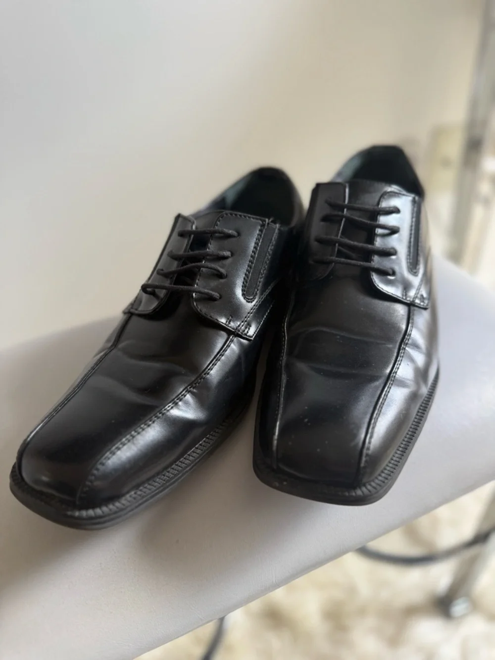 Men's Black Lace-Up Oxford Dress Shoes Alfani